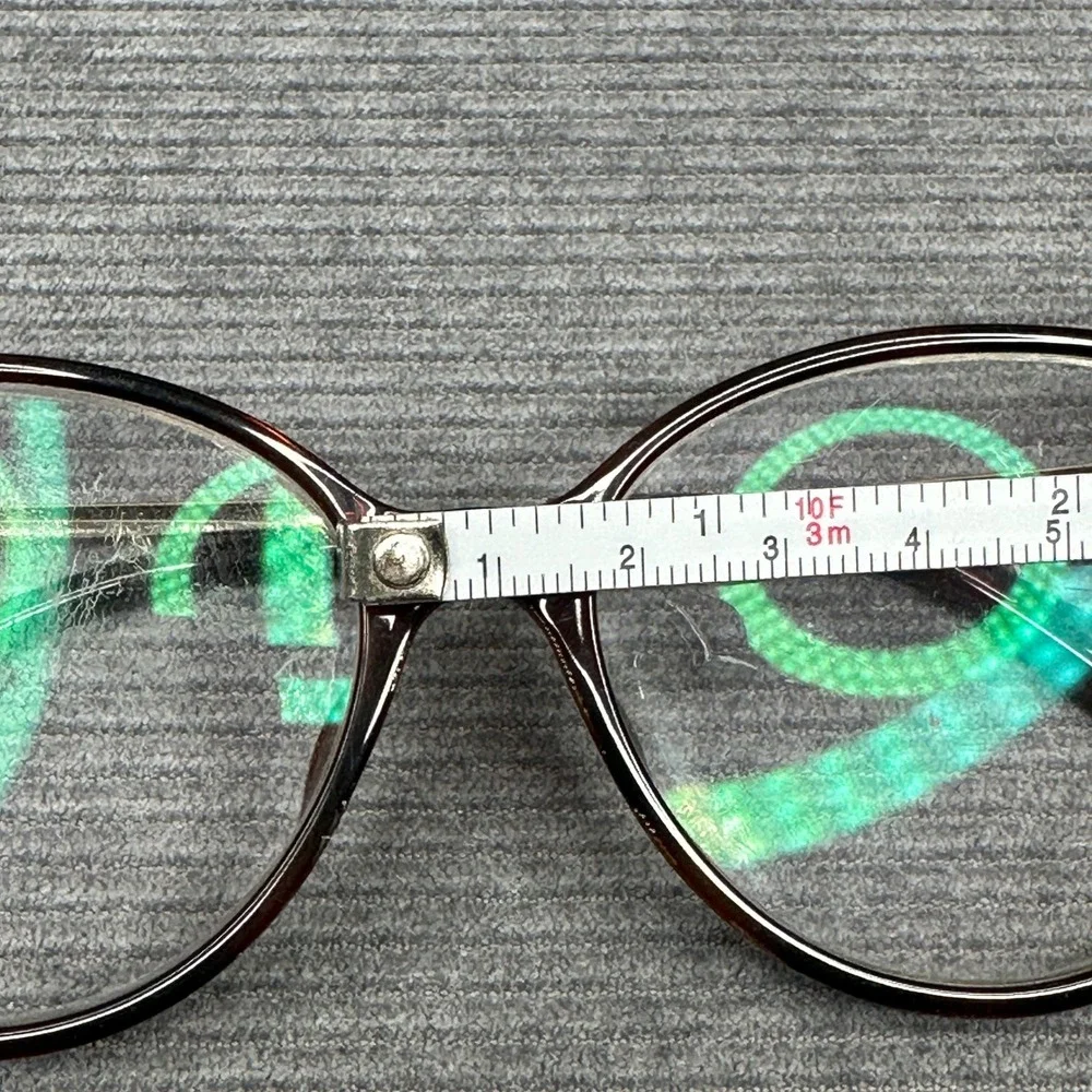 Max&Co. Tortoiseshell Cat Eye Y2K Eyeglasses Brown Gold Vintage 004148410030